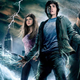 The stars of the original Percy Jackson film pose on the movie poster.
